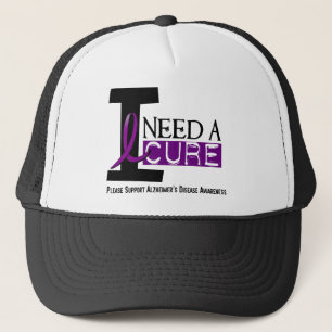 Casquette Maladie d'Alzheimer J'AI BESOIN D'UN TRAITEMENT 1