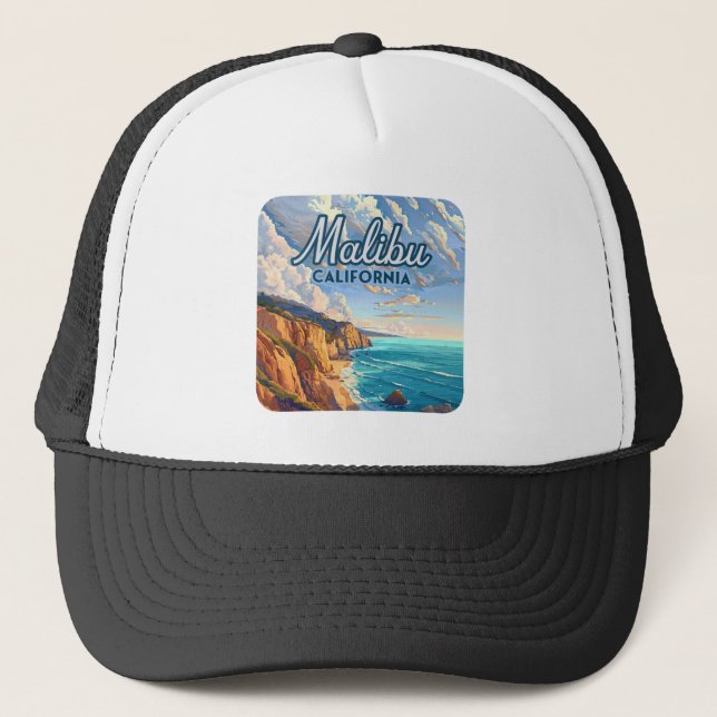 Casquette Malibu California Los Angeles El Matador Beach (Devant)