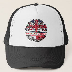 Casquette Malte Maltese Royaume-Uni Royaume-Uni British Tree