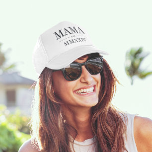 Casquette Mama Année Numérique Romaine Établie
