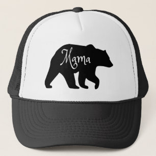 Casquette Mama Bear noir et blanc