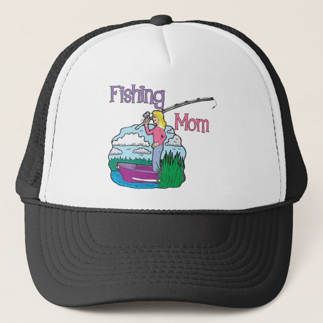 Casquette Maman de la pêche (Devant)