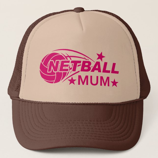 Casquette Maman De Netball, Netball (Devant)