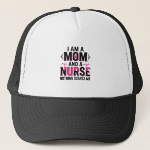 Casquette Maman Infirmière Rien Ne Me Fait Peur Gravure Vint