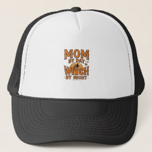Casquette Maman le jour sorcière la nuit conception de chemi