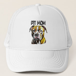 Casquette Maman Pit Bull   Amoureuse des chiens 