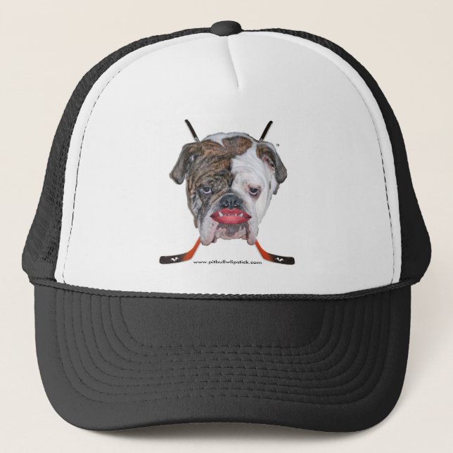 Casquette Mamans d'hockey de pitbull (Devant)