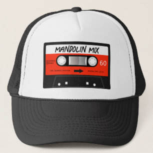 Casquette Mandolin Mixtape Rétro Rouge Vintage Bande