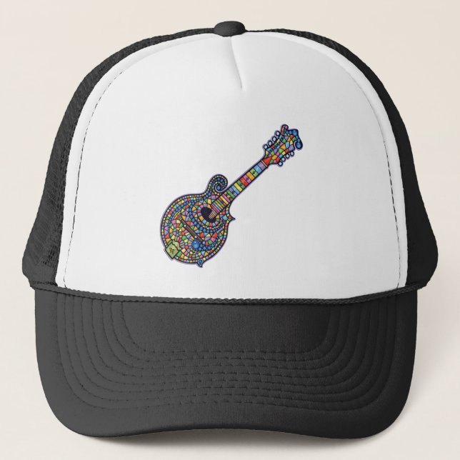 Casquette Mandoline de mosaïque (Devant)