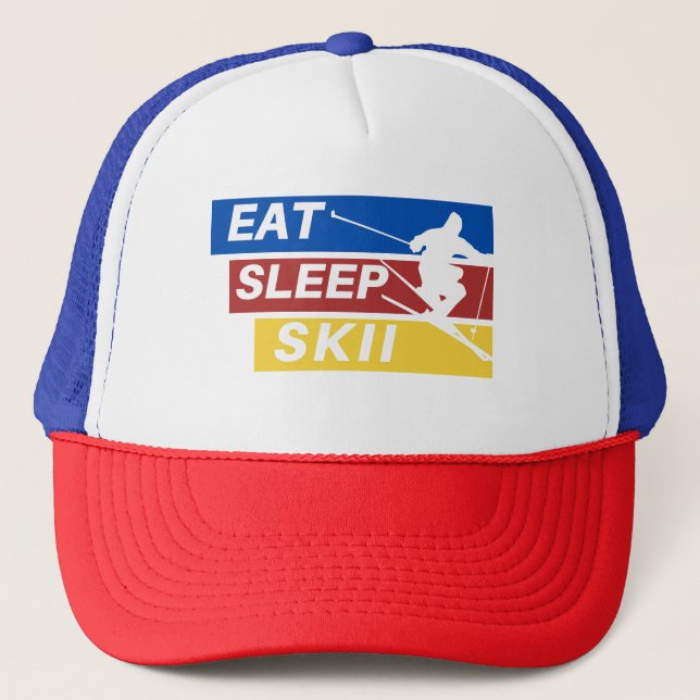 Casquette Manger Ski de sommeil (Devant)