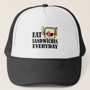 Casquette Mangez des sandwichs tous les jours, profitez de c