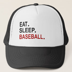Casquette Mangez le baseball du sommeil