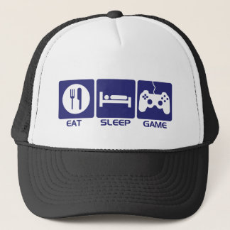 Casquette Mangez le jeu de sommeil - jeux vidéo de geek de