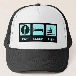 Casquette Mangez les cadeaux de pêche de poissons de sommei