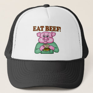 Casquette Mangez les cadeaux drôles de T-shirts de boeuf