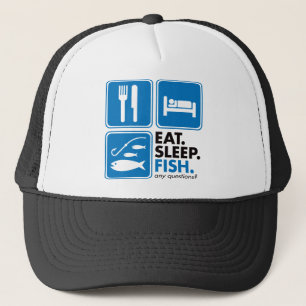 Casquette Mangez les poissons de sommeil