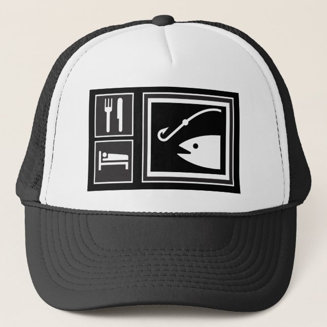 Casquette Mangez les POISSONS de sommeil ! (Devant)