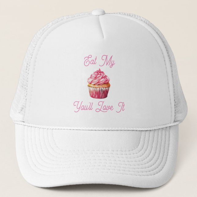 Casquette Mangez mon chapeau de camion muffin (Devant)