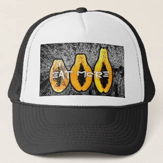 Casquette MANGEZ PLUS avec KALO BLK / WHT TRUCKER HAT