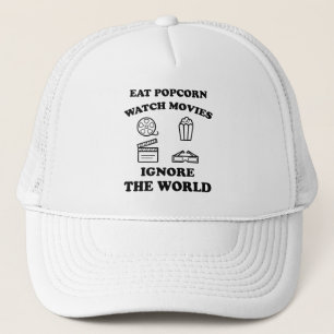 Casquette Mangez Popcorn Regardez Les Films Ignorer Le Cadea