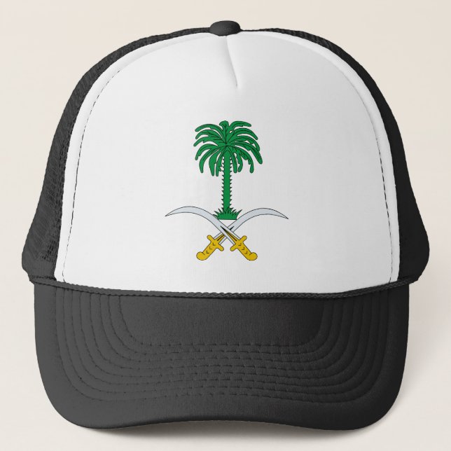 Casquette Manteau de l'Arabie Saoudite des bras (Devant)