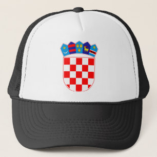 Casquette Manteau des bras de la Croatie, emblème croate,