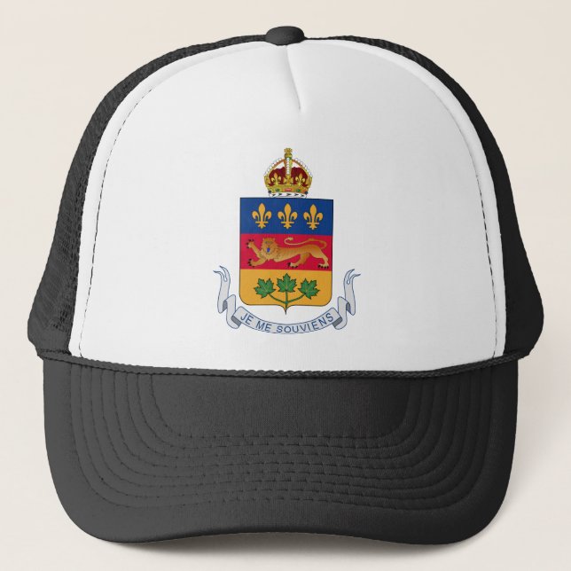 Casquette Manteau du Québec (Canada) des bras (Devant)