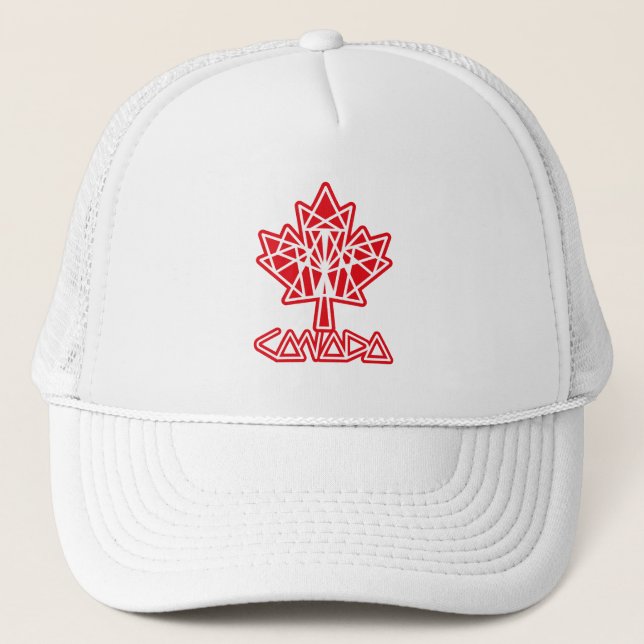 CASQUETTE MAPLE MADE WITH TRIANGLES CANADA FLAG BY MASANSER (Devant)