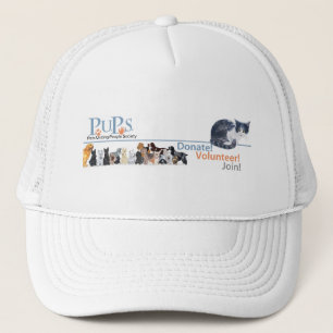 Casquette Marchandise de logo de PUPs avec chat en smoking