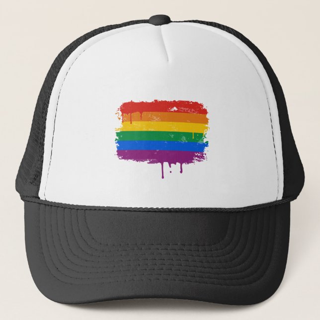 Casquette Marchandises de gay pride (Devant)