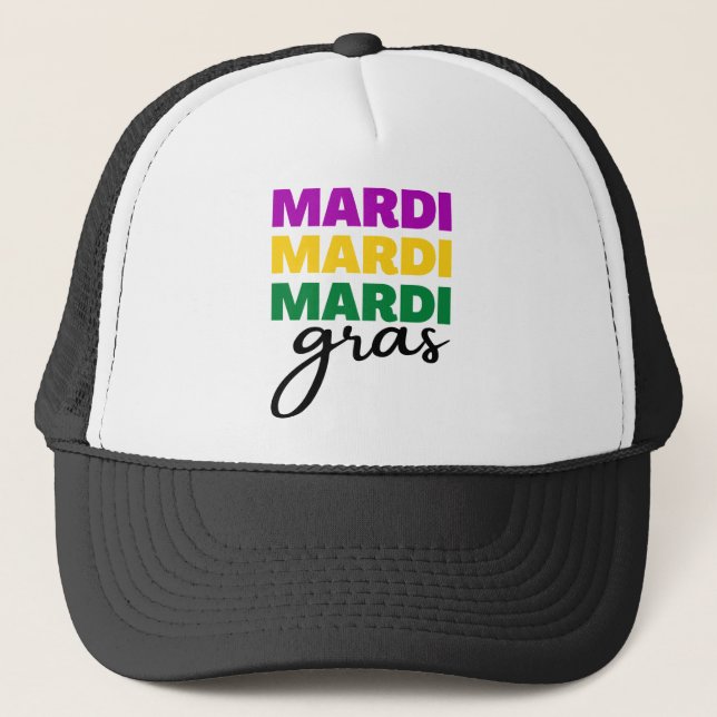 Casquette Mardi Gras (Devant)