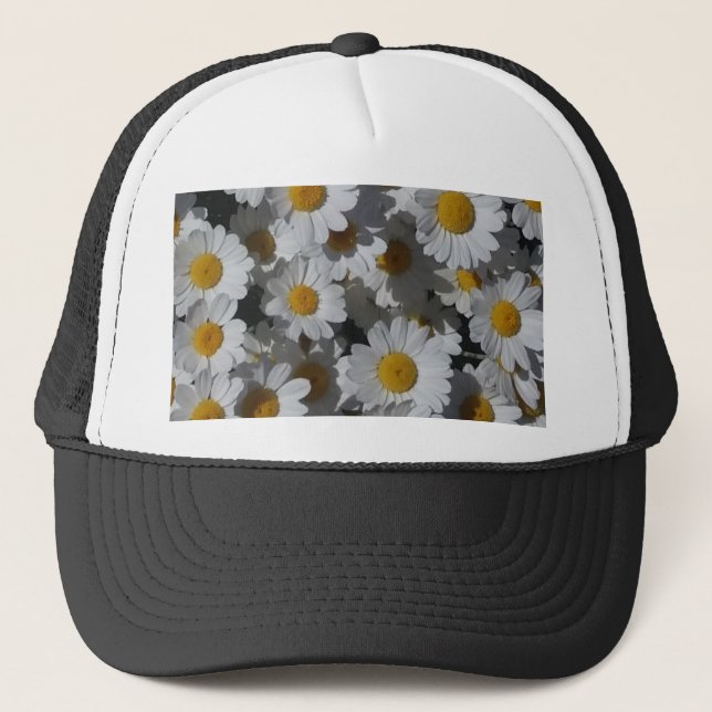 Casquette Marguerite blanche (Devant)