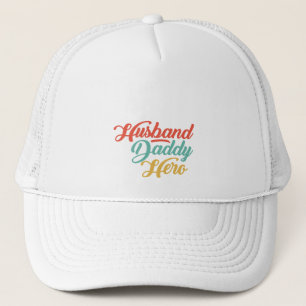 Casquette Mari, papa, héros
