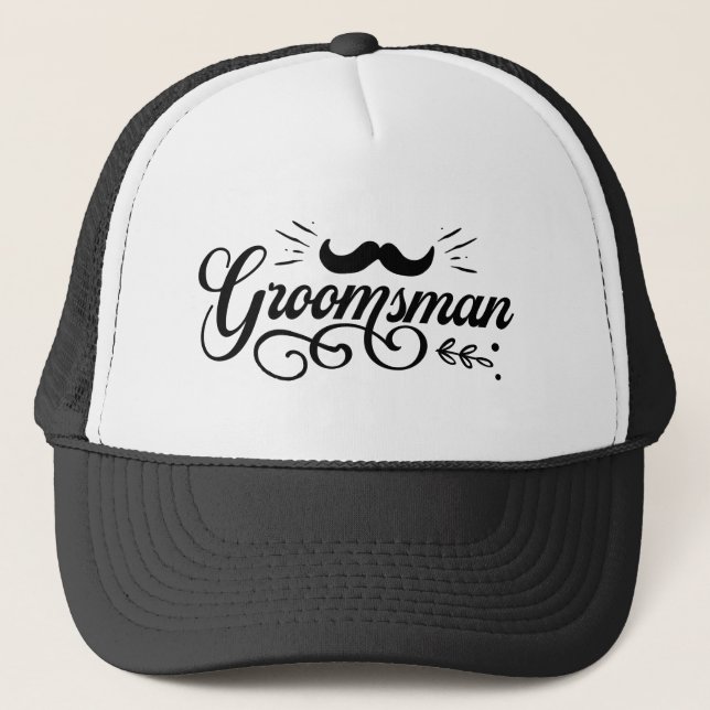 Casquette Mariage Groomsman (Devant)