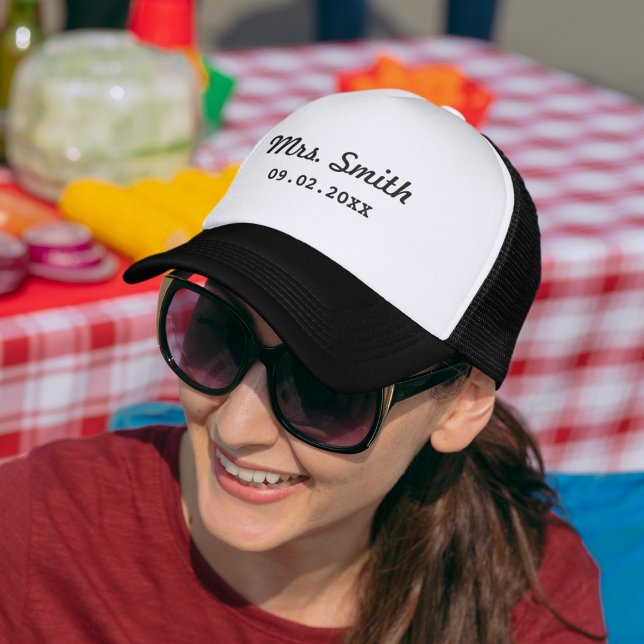 Casquette Mariage nuptial personnalisé (Créateur téléchargé)