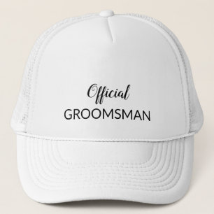 Casquette Mariage officiel Groomsman Funny