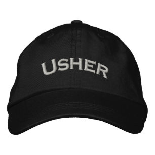 Casquette Mariage Usher brodé