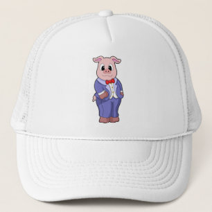 Casquette Marié cochon avec costume