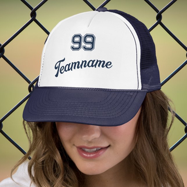 Casquette Marine Baseball Custom Player Numéro et nom de l'é (Créateur téléchargé)