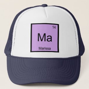 Casquette Marissa Nom Chimie Élément Tableau Périodique