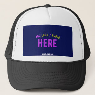 CASQUETTE MARQUE BLEUE BLACK MARQUE MODERNE ET MODERNE