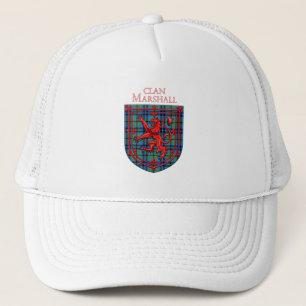 Casquette Marshall Tartan Scottish Plaid Lion Rampant
