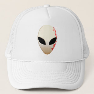 Casquette Masque Alien avec Marquages Futuristes