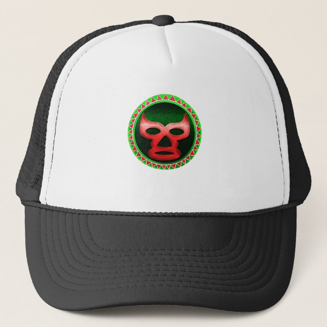 Casquette Masque de lutte mexicaine Lucha Libre (Devant)