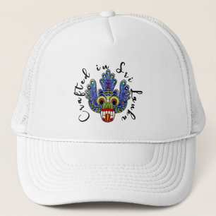 Casquette Masque de paon du Sri Lanka