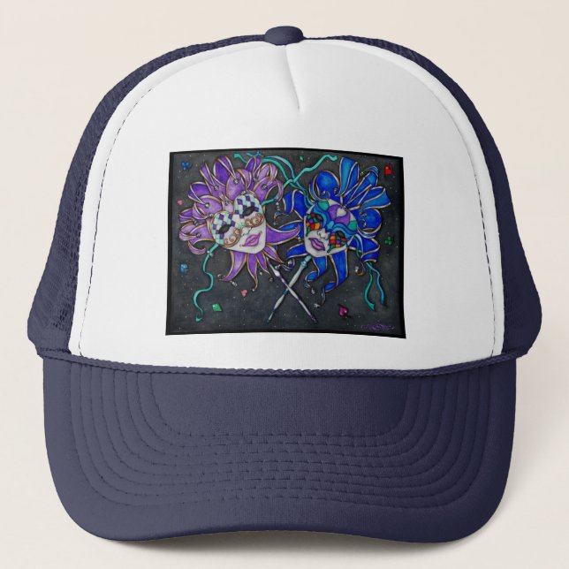 Casquette Masques Jester Comédie/Tragédie (Devant)