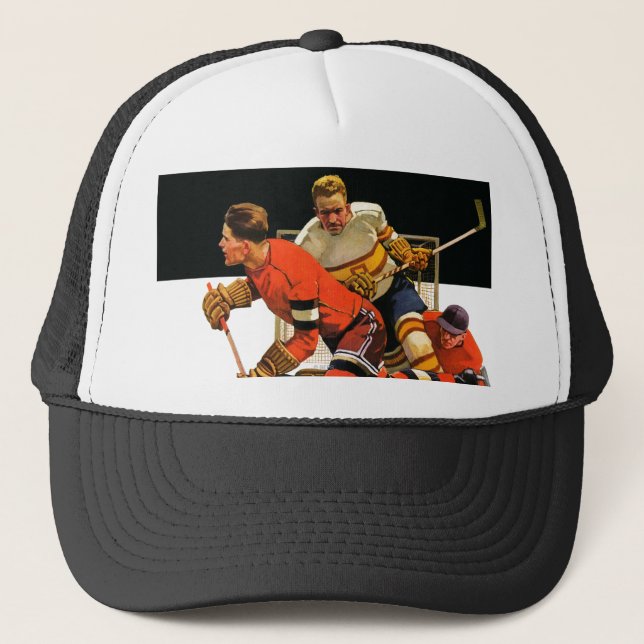 Casquette Match de hockey sur glace (Devant)