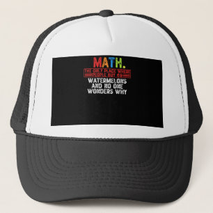 Casquette Maths. Le Seul Endroit Où Les Gens Achètent 69 Wat