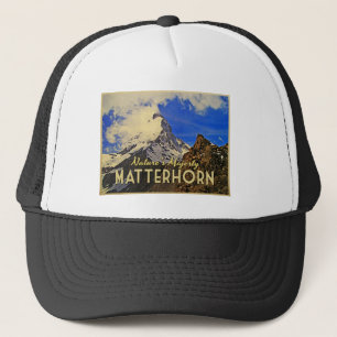 Casquette Matterhorn Alpes Vintage