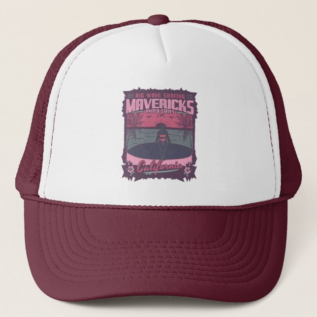 CASQUETTE MAVERICKS CALIFORNIA - GRANDE VAGUE SURF (Devant)